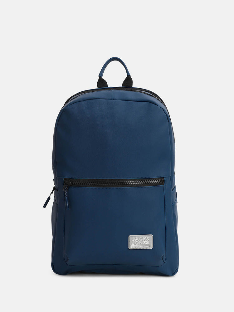 Jack & Jones Blue Solid Backpack-picture-27