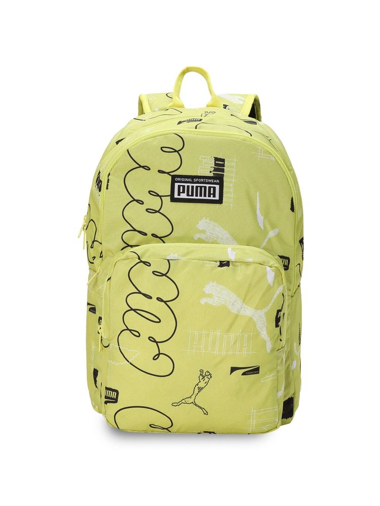 Puma Brand Love Unisex Green Backpack-image-33