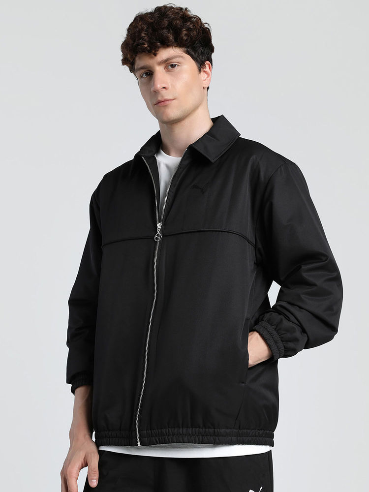 Puma Wardrobe Essentials Retro Football Unisex Black Jacket