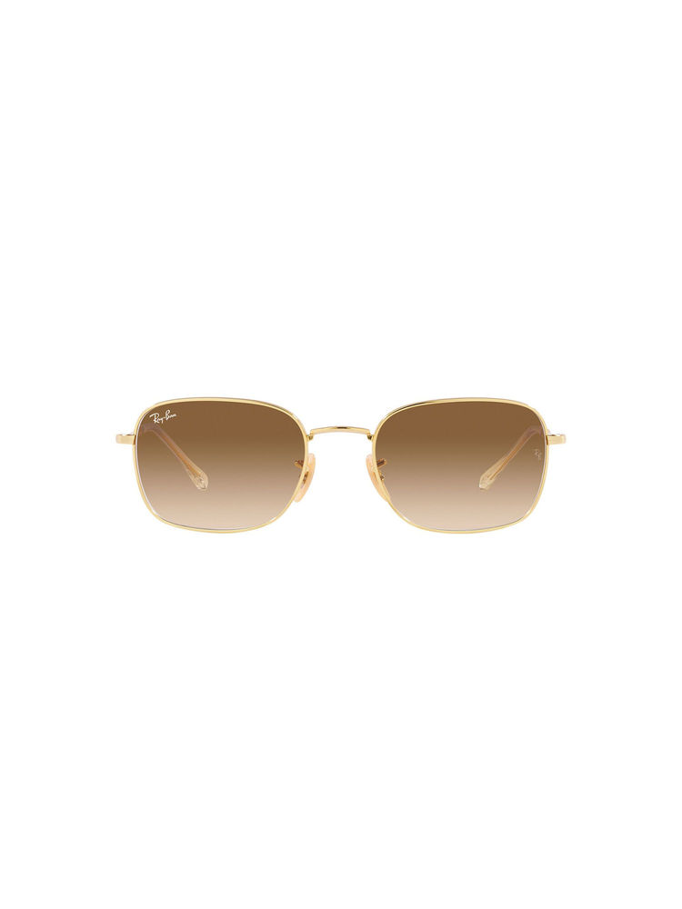 Ray-Ban Arista Sunglasses 0RB3706 Pillow Gold Frame Brown Lens (57)-picture-31