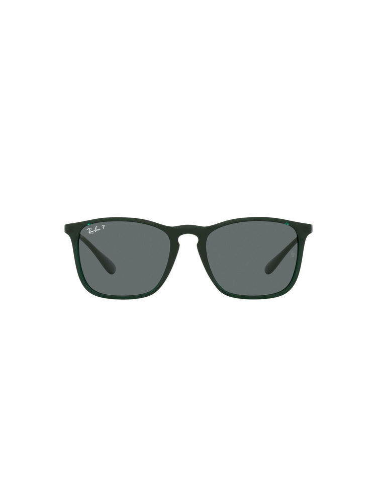 Ray-Ban Essentials Sunglasses 0Rb418766638154- Square- Green Frame- Grey Lens (54)-picture-23