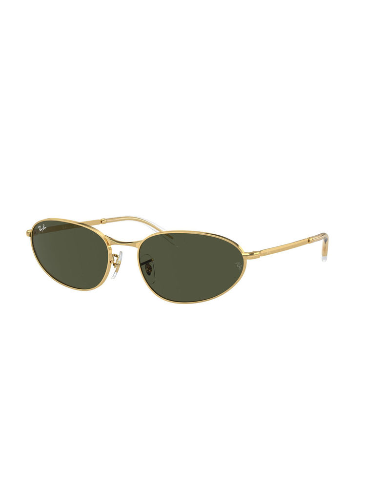 Ray-Ban Unisex UV Protected Green Lens Irregular Sunglasses - 0RB3734001/3156 (56)-picture-34
