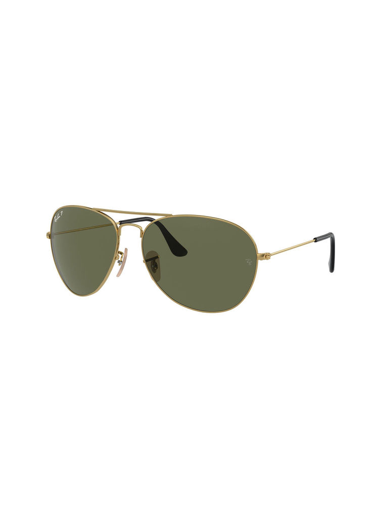Ray-Ban Men Polarized Green Lens Pilot Sunglasses - 0RB3432I001/5859 (59)-picture-26
