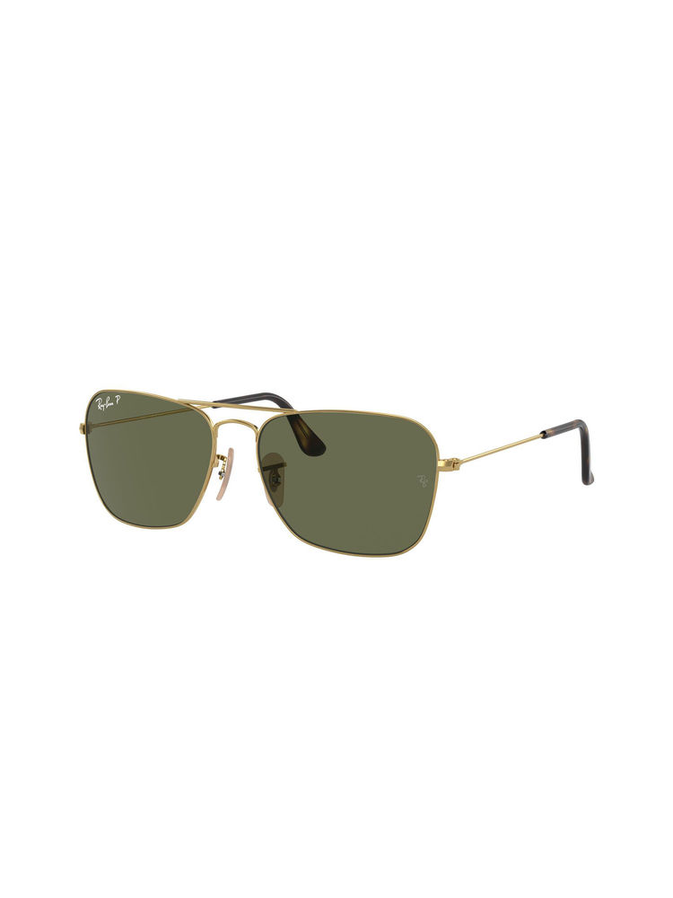 Ray-Ban Unisex Polarized Green Lens Square Sunglasses - 0RB3136I001/5858 (58)-image-48