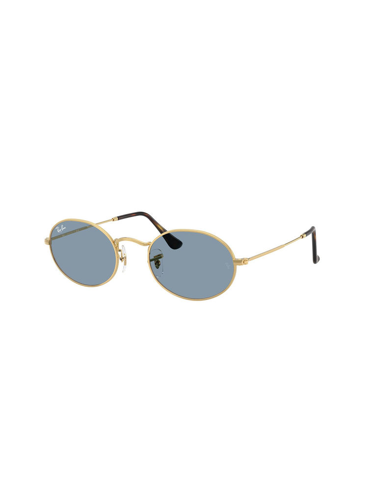 Ray-Ban Unisex Uv Protected Blue Lens Oval Sunglasses - 0Rb3547001/5651 (51)-image-37