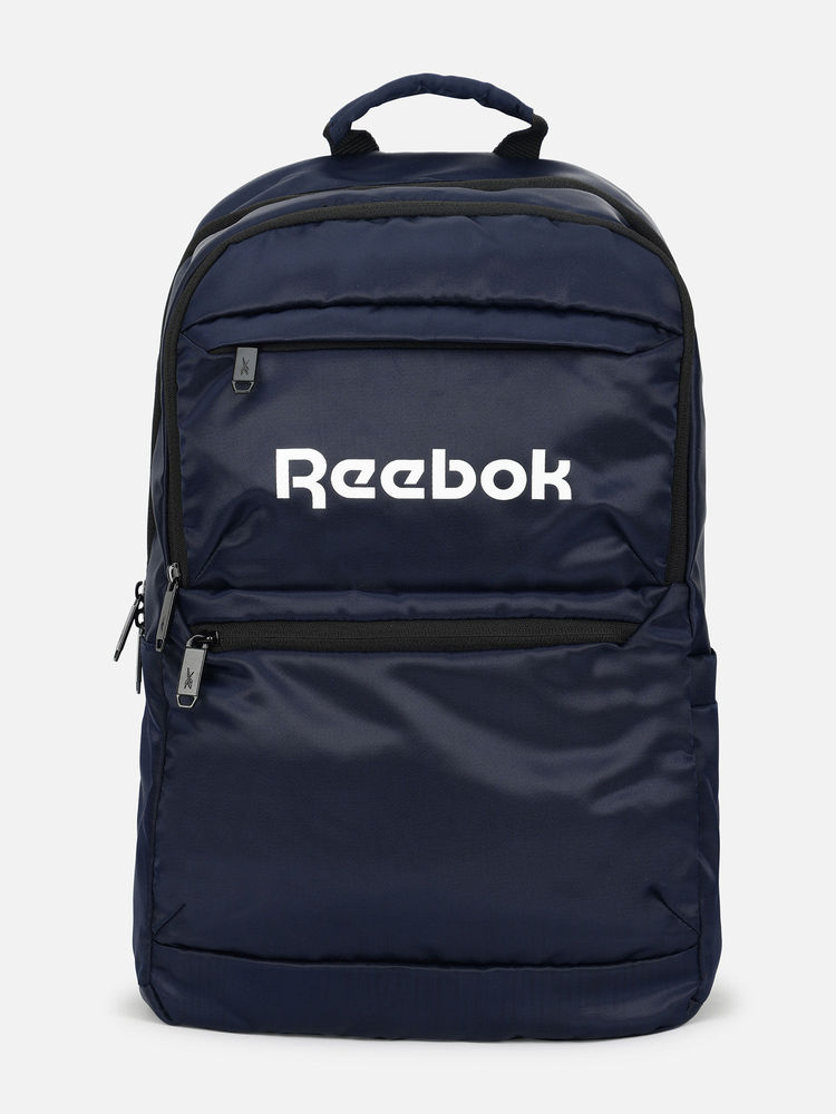 Reebok Men Navy Blue Solid Backpack-picture-14