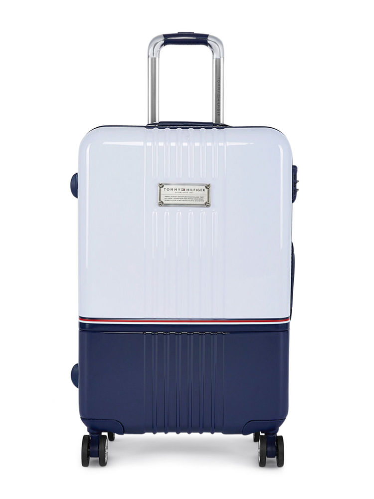 tommy hilfiger accessories Tommy Hilfiger Twins Plus Hard Luggage Trolley Bag Dual Color Mid White and Navy-picture-40