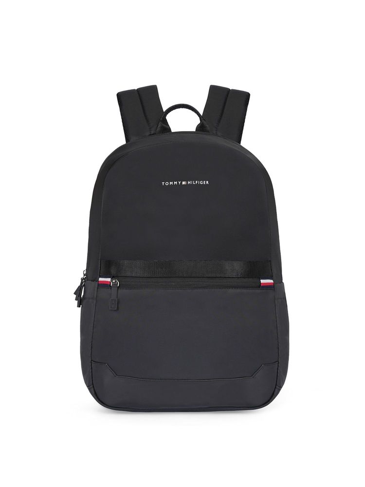 Tommy Hilfiger Unisex Urbana Polyester 14 Inch Laptop Backpack - Black