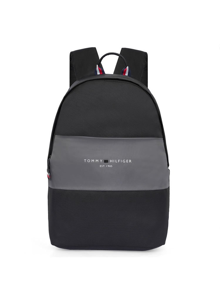 tommy hilfiger accessories Tommy Hilfiger Unisex Altman Day Granite Grey & Black Backpack-picture-13