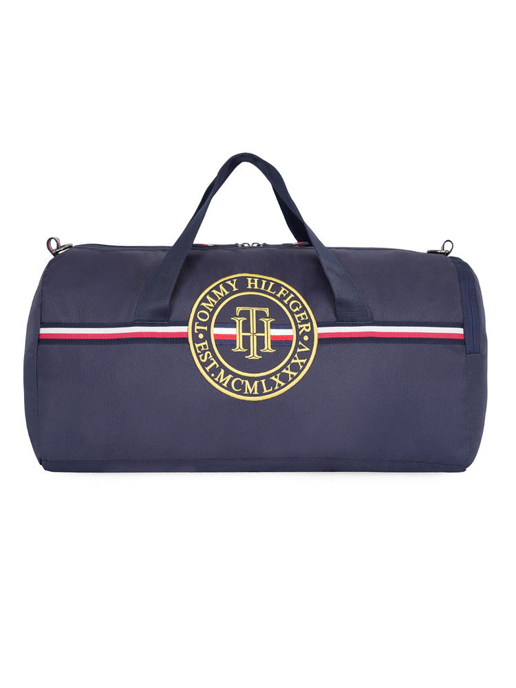 tommy hilfiger accessories Tommy Hilfiger Unisex Rockford Navy Blue Duffel Gym Bag-picture-17