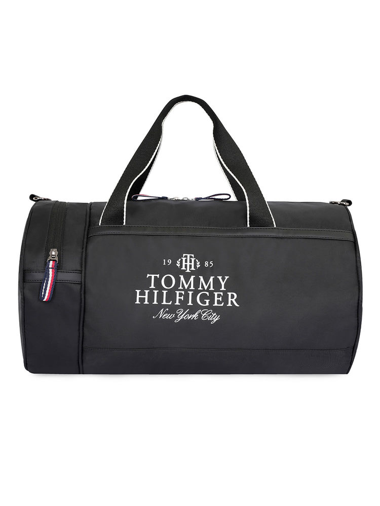 tommy hilfiger accessories Tommy Hilfiger Unisex Deming Black Duffel Gym Bag-picture-25