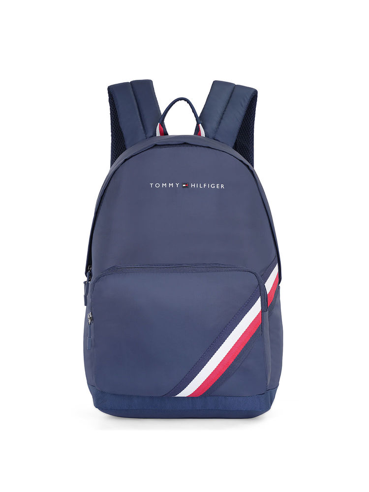 tommy hilfiger accessories Tommy Hilfiger Unisex Roselle Solid Blue Backpack-picture-26