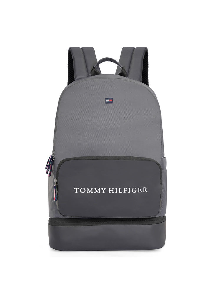 tommy hilfiger accessories Tommy Hilfiger Unisex Yonker Solid Grey Backpack-picture-12
