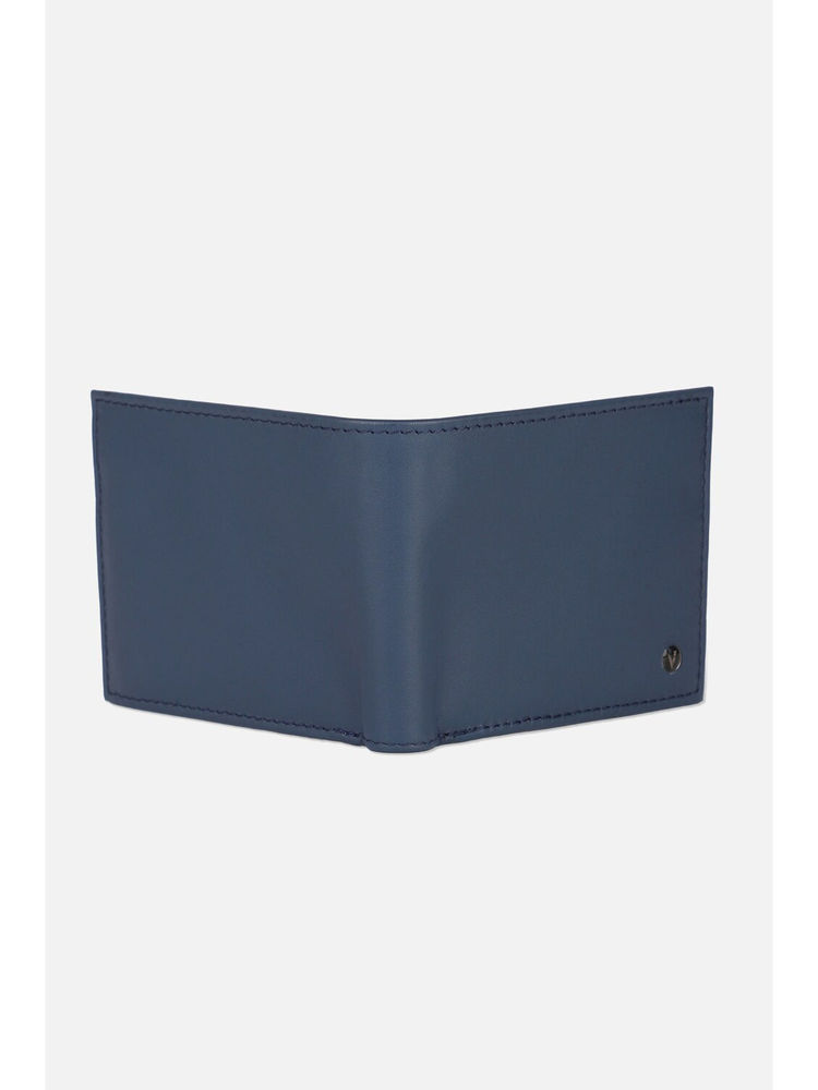 Van Heusen Men Blue Leather Wallet-image-14