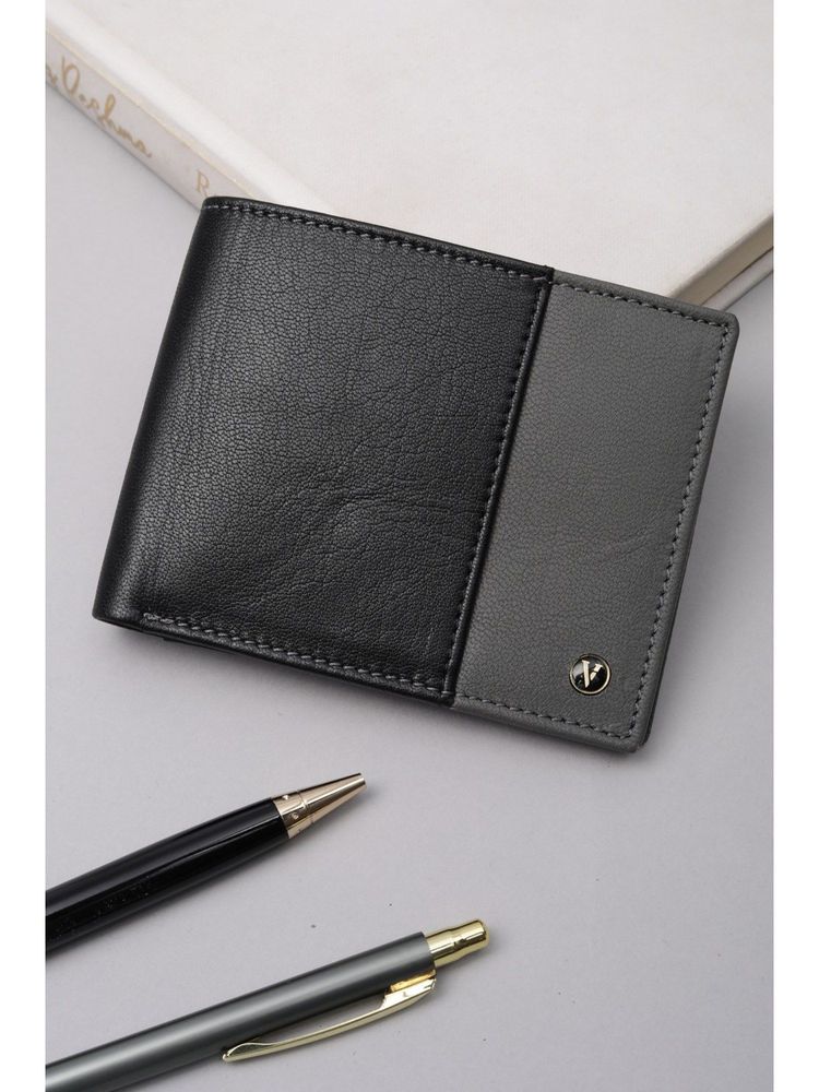Van Heusen Men Black Genuine Leather Wallet-picture-20