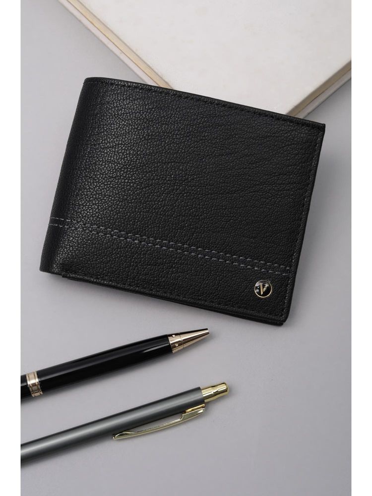Van Heusen Men Black Genuine Leather Wallet-picture-12