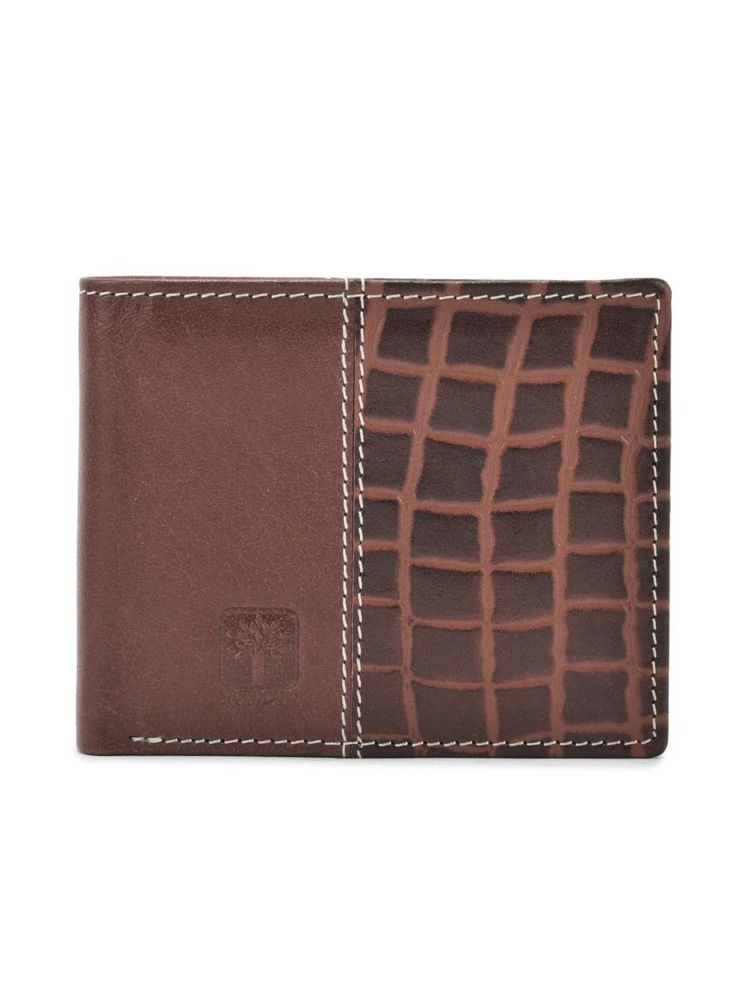 WOODLAND Mens Textured Brown Wallet-picture-21