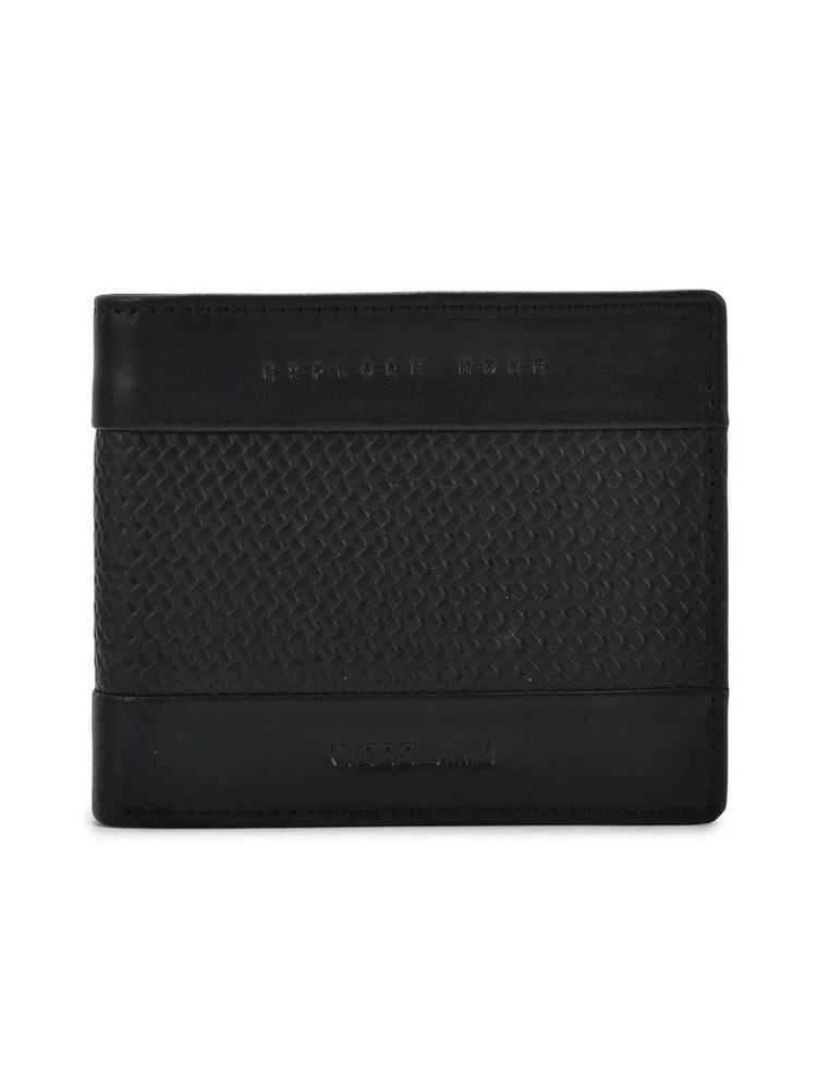 WOODLAND Mens Solid Black Wallet-picture-10