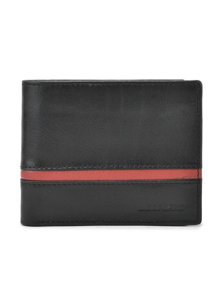 WOODLAND Mens Solid Black Wallet-picture-12