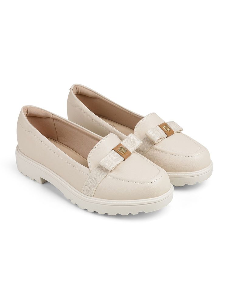 MODARE Cream Casual Loafers-picture-12