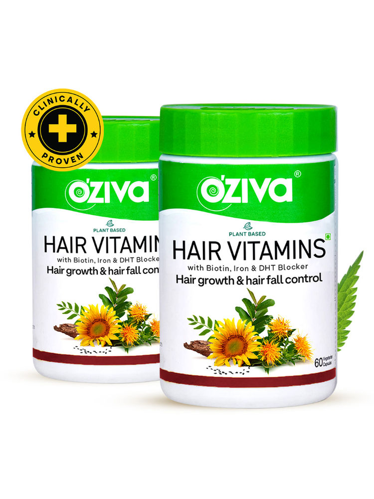 Oziva Hair Vitamins (with Dht Blocker & Omega 3) For Better Hair Growth And Hairfall Control
