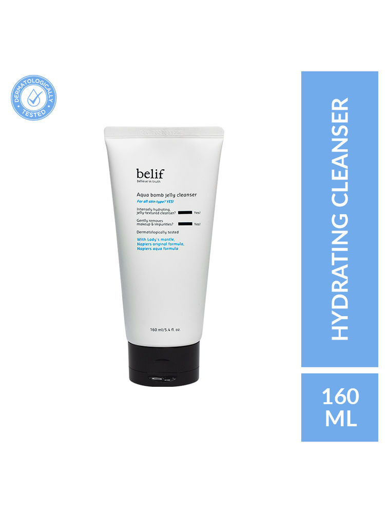 belif Aqua Bomb Jelly Cleanser Hydrating Vegan Korean Gentle Face Wash & & Makeup Remover-image-7