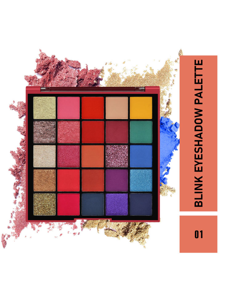 Matt Look 25 Colors Blink Eyeshadow Palette