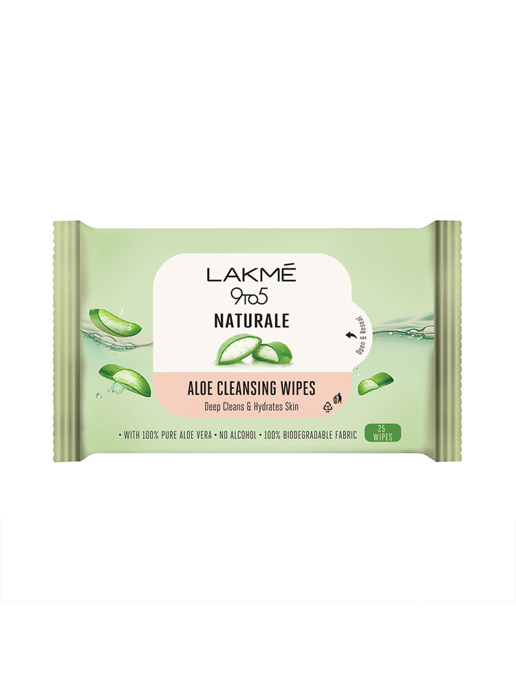 Lakme 9to5 Natural Aloe Cleansing Wipes