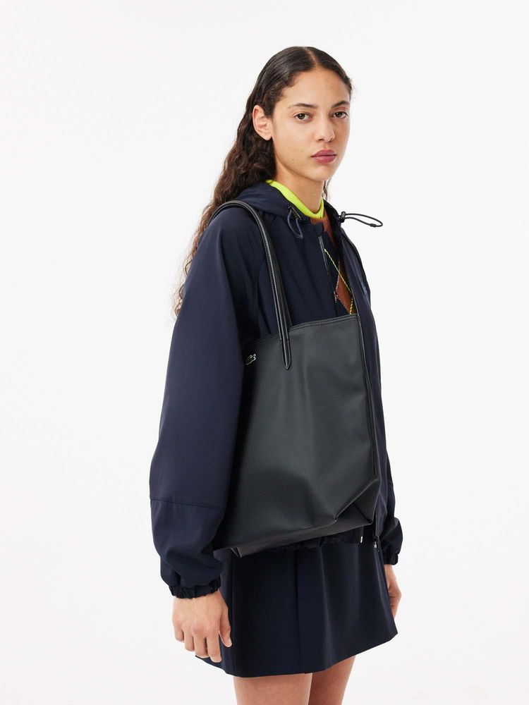 Lacoste Black L.12.12 Concept Vertical Tote Bag-image-2