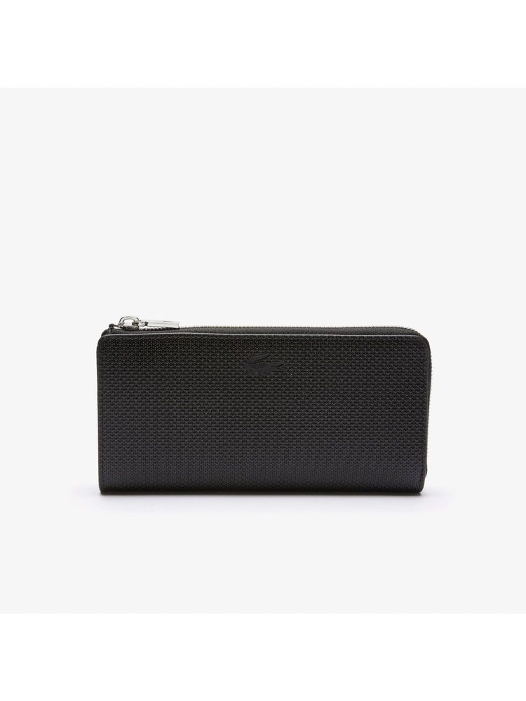 Lacoste Black Chantaco Pique Leather Wallet-picture-10