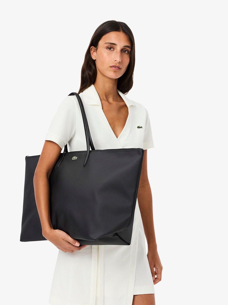 Lacoste Black XXL L.12.12 Concept Zipped Tote Bag-picture-22