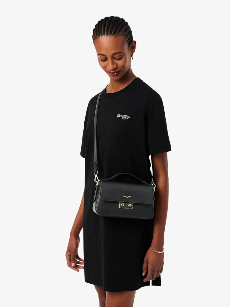 Lacoste Black Champs-elysees Shoulder Bag-image-38