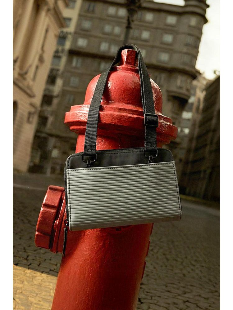 Snitch Grey Crossbody Wallet with Detachable Strap-picture-24