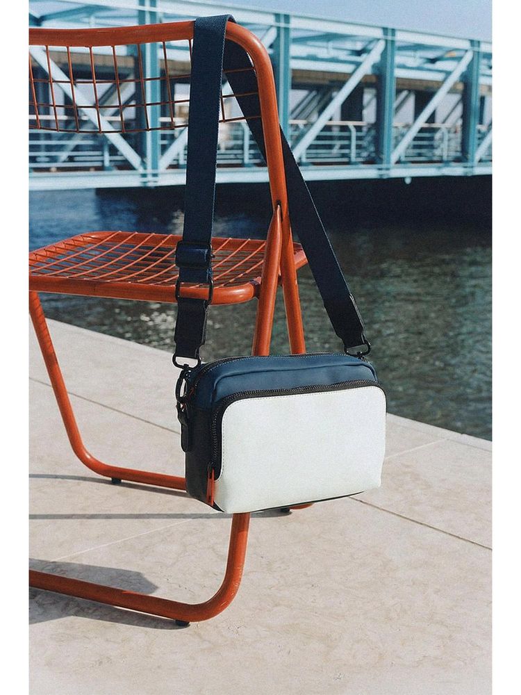 Snitch Navy Blue Nextgen Vegan Leather Crossbody Bag-image-46