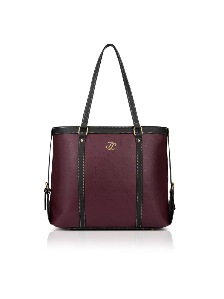 Lavie Signature Women's Ls Sandiego 15 Inch Laptop Tote Handbag (Maroon)-picture-13