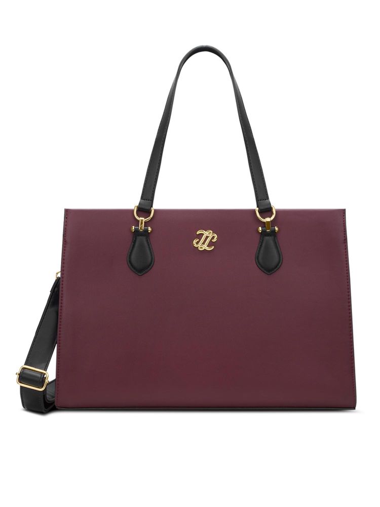 Lavie Signature Women's Ls Hayes Laptop Satchel Handbag (Maroon)-picture-10