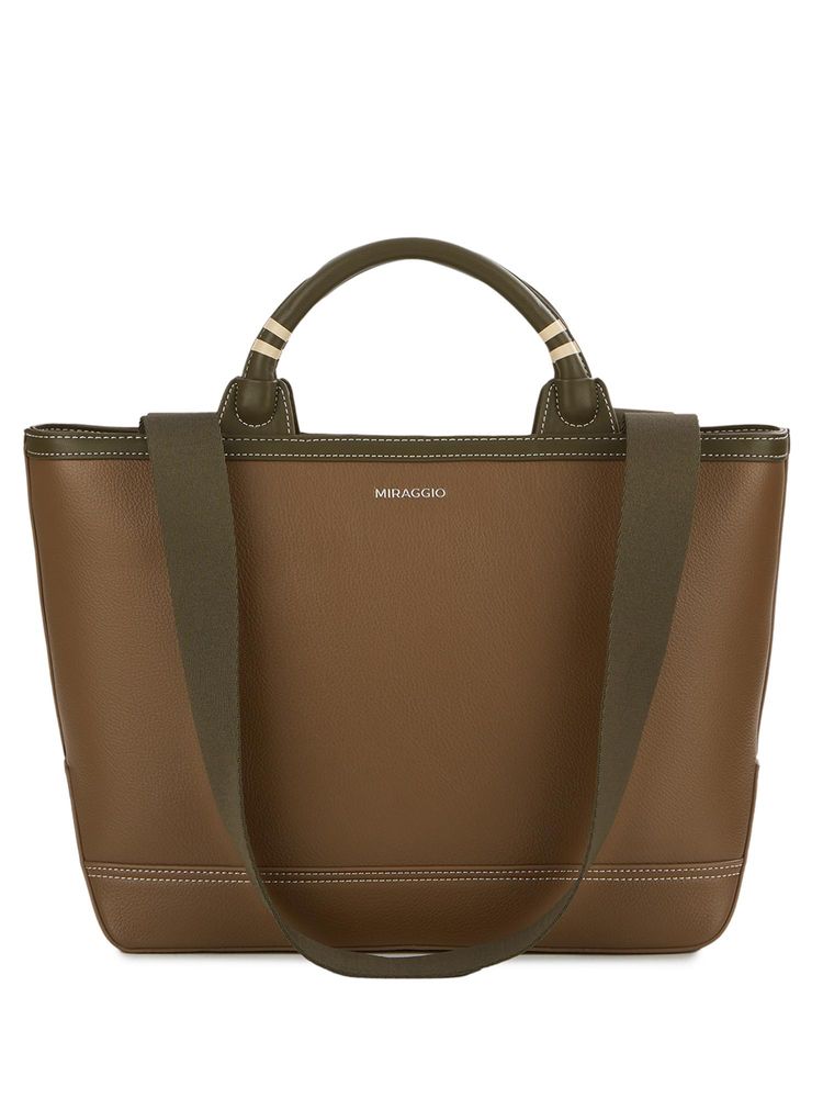 MIRAGGIO Brown Pu Women Tote Bag-picture-11