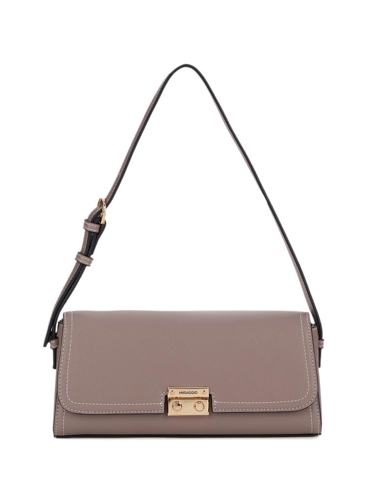 MIRAGGIO Taupe Pu Women Handbag-image-16
