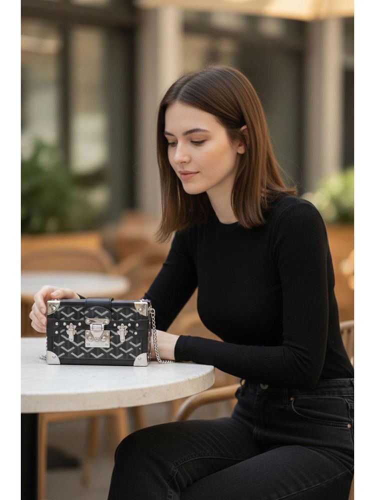 MINI WESST Black Pu Women Clutch-picture-21