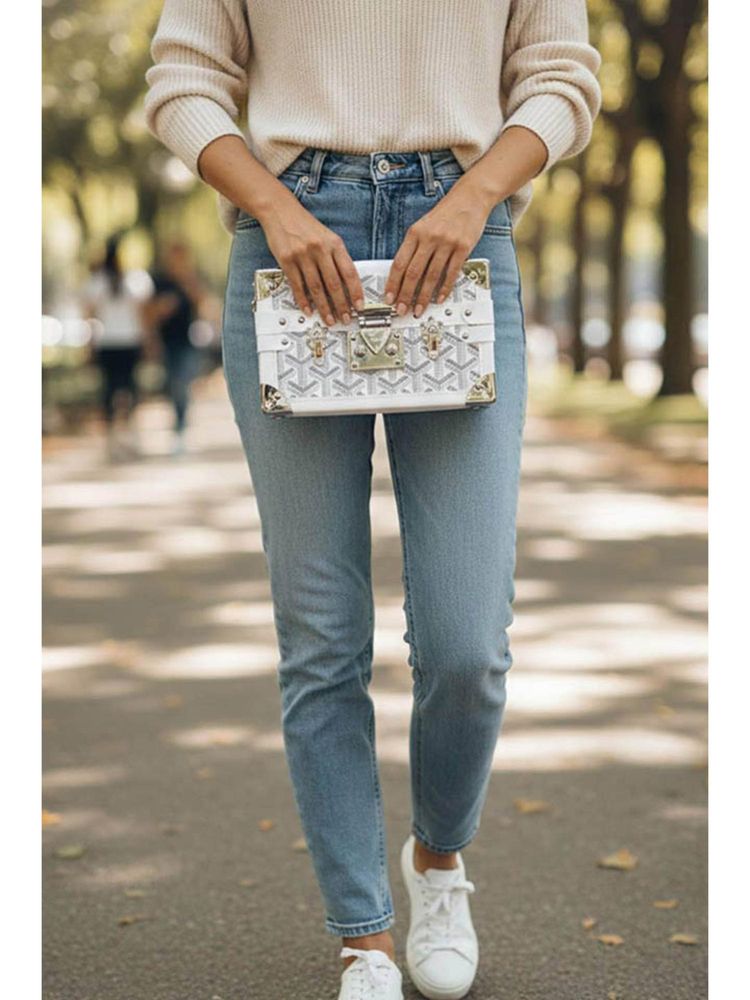 MINI WESST White Pu Women Clutch-picture-15