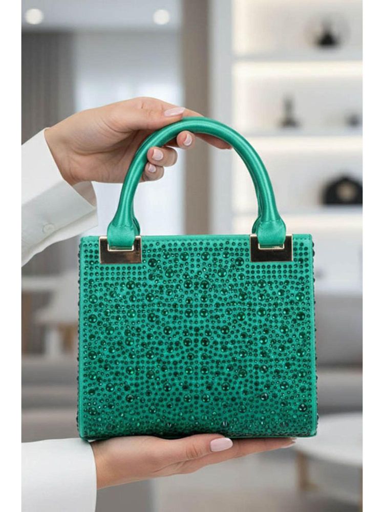 MINI WESST Green Stone Women Clutch-picture-27