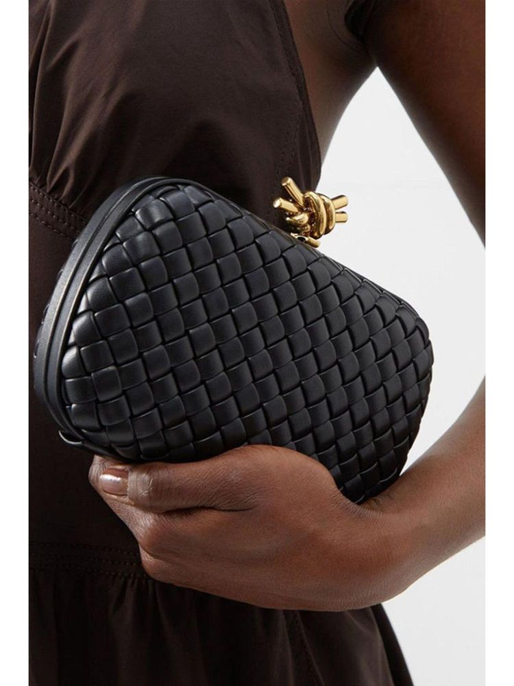 MINI WESST Black Leather Women Clutch-picture-19