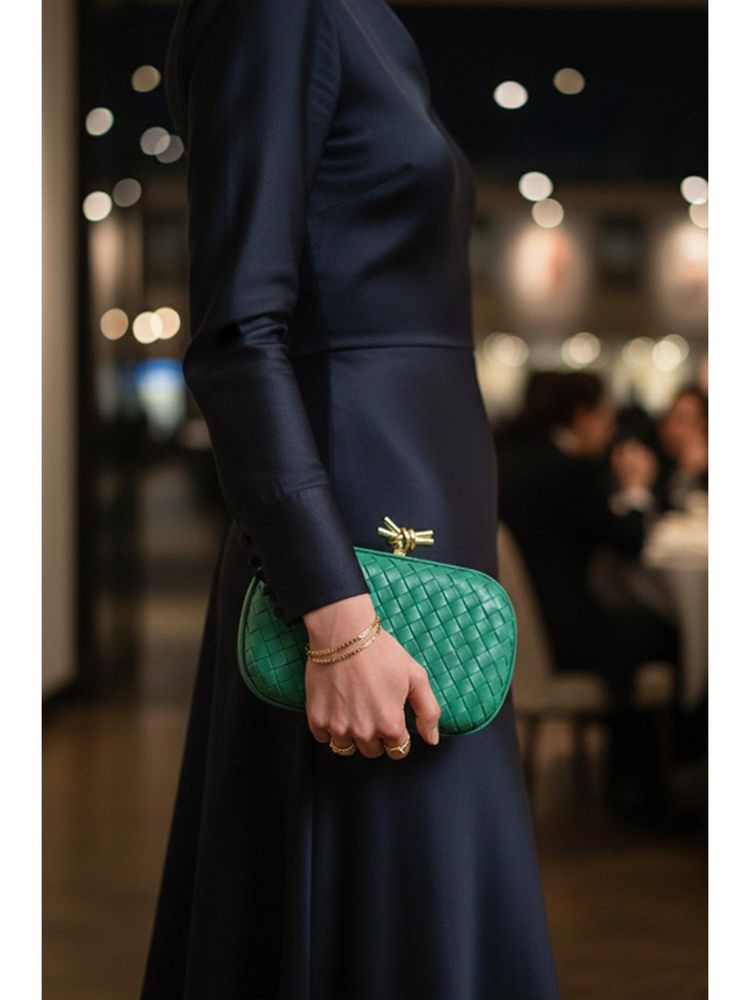 MINI WESST Green Leather Women Clutch-picture-38