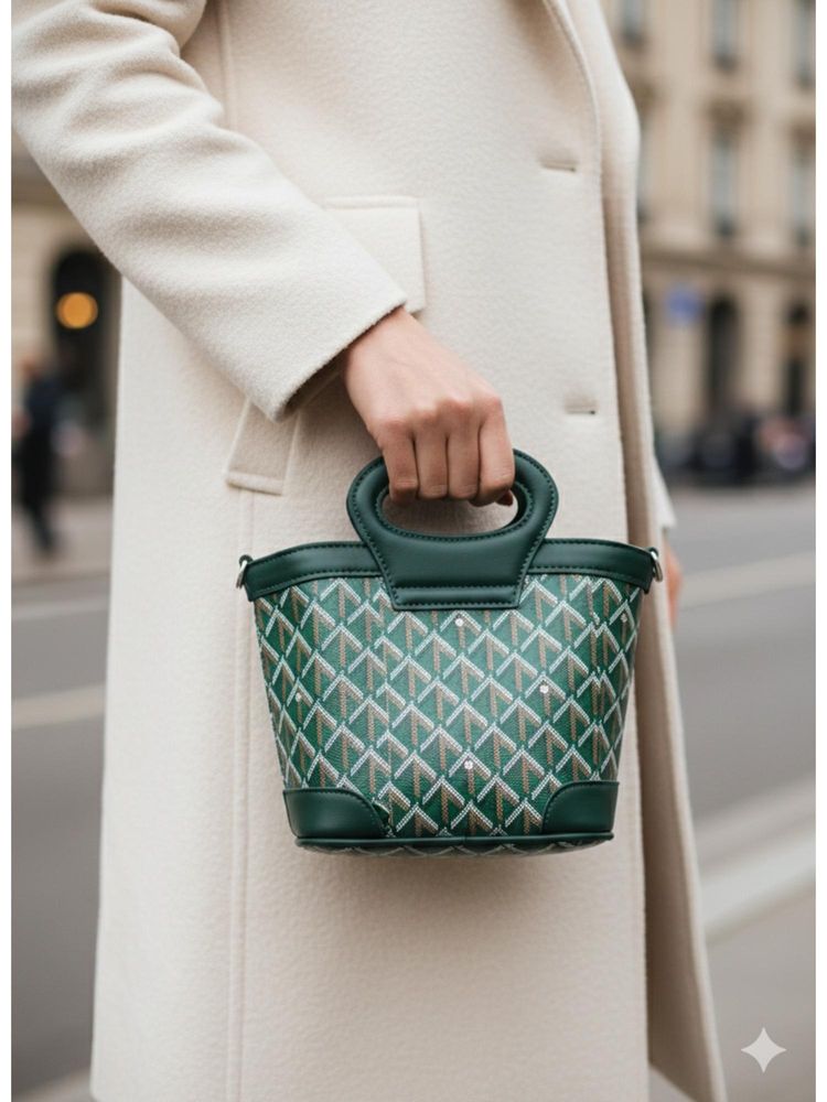 MINI WESST Green Leather Women Handbag-image-23