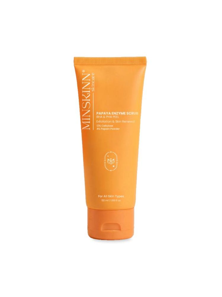 Minskinn Skincare Papaya Enzyme Scrub BHA PHA Peel Exfoliation And Skin Renewal-picture-26