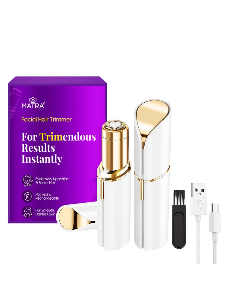 Matra Facial Hair Remover Trimmer Razor Mini Electric Painless Machine For Women-image-25