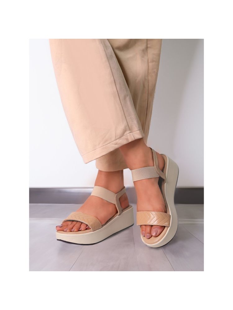 Monrow Tan Party Sandals-picture-25