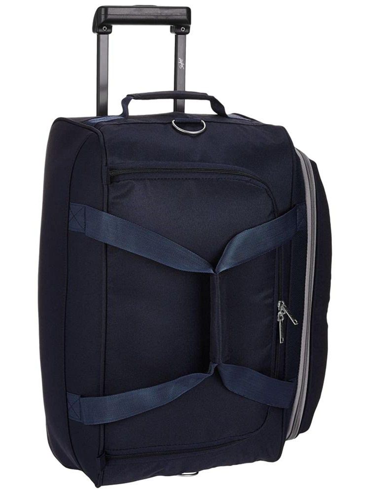 Skybags Unisex Cardiff Unisex 52 Cm Travel Duffle Trolley Bag With Two Wheel-Blue-image-26