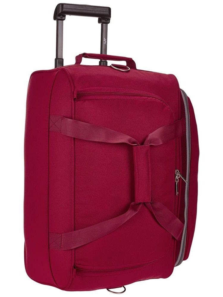 Skybags Unisex Cardiff Unisex 62 Cm Travel Duffle Trolley Bag With Two Wheel-Red-picture-38