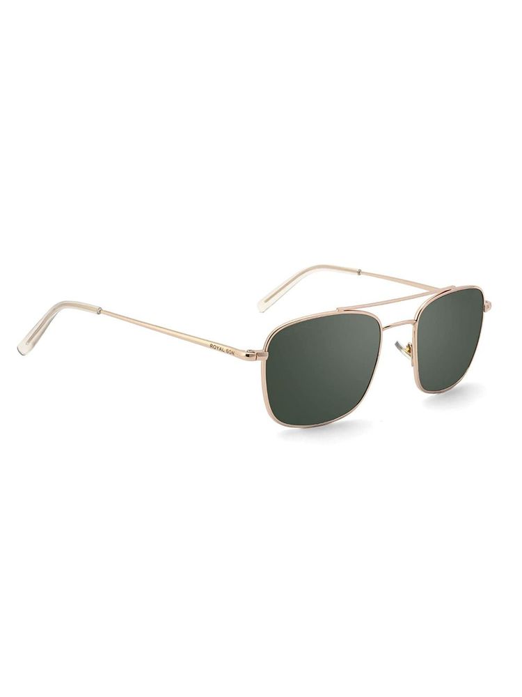 Royal Son Men Aviator Sunglasses Green Lens -rs0027av